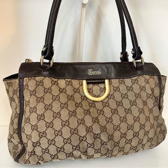 Authentic Gucci Abbey D-ring zip tote bag - Picture 4 of 17